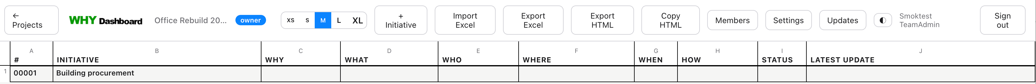 Editing a cell inline by double-clicking